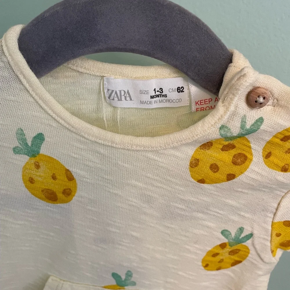 ZARA PINEAPPLE ROMPER - Picture 6 of 8